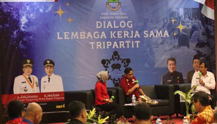 Bidhub Industrial Kab. Tangerang Gelar Dialog Lembaga Kerja Sama Tripartit