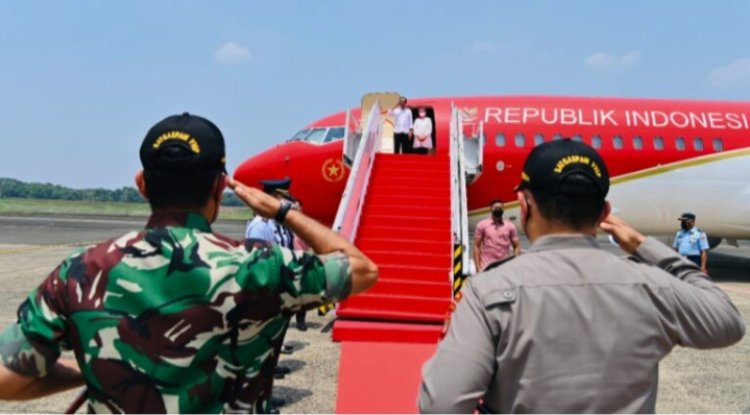 Kunjungan Kerja Presiden Jokowi Dan Ibu Iriana Ke Papua