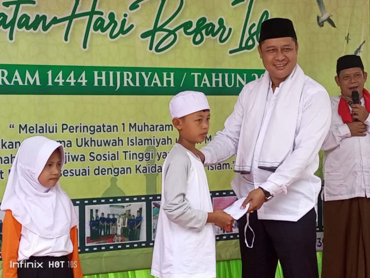 88 Anak Yatim Dapat Santunan Di Acara Peringatan Hari Besar Islam 1444 H Di Desa Mekar Jaya