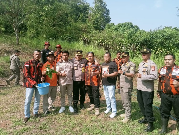 Ormas Pemuda Pancasila menghadiri Polri Lestarikan Negeri Tanam Seribu Pohon