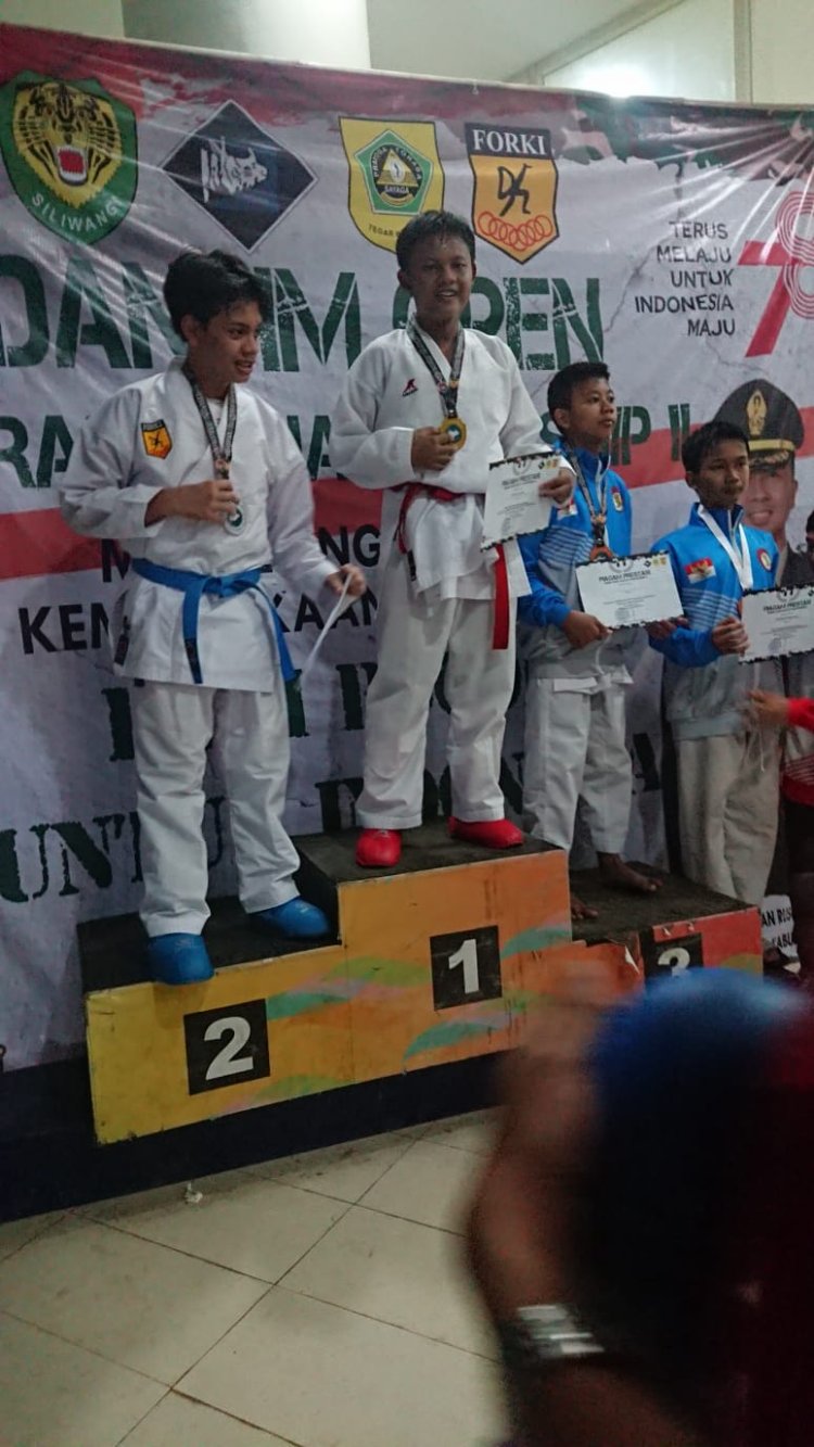 Dandim kabupaten Bogor membuka karate Champions II secara terbuka