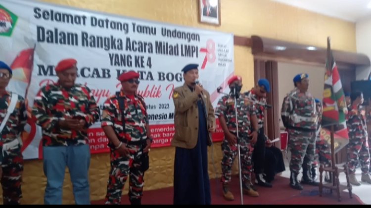 Ketua Mada Jabar, H.Imam Anas L.C mengatakan ” semoga LMPI kota bogor semakin maju, kompak, tetap solid,satu komando