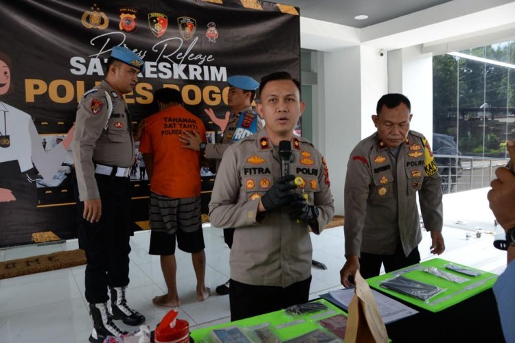 Pihak Kepolisian Polsek CRS Polres Bogor, Ungkap Pelaku Penadah Kendaraan Hasil Curian