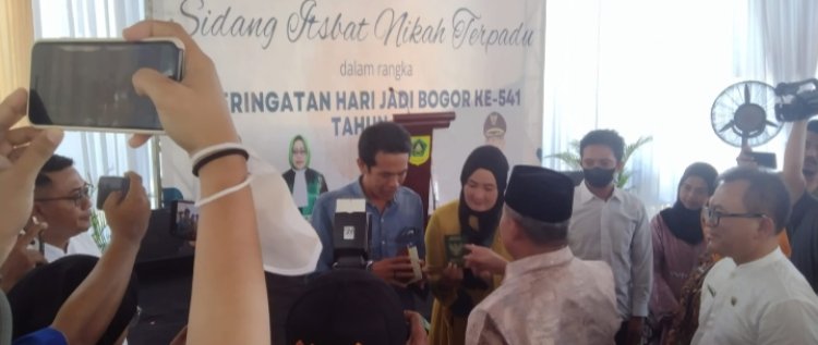 Kabupaten Bogor Adakan Sidang Isbat Kepada 78 Pasutri, Ini Manfaatnya