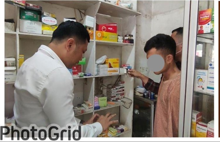 Unit Reskrim Polsek Cileungsi Mengamankan Penjual Sekaligus Pengedar Obat Daftar G Tanpa Ijin Edar