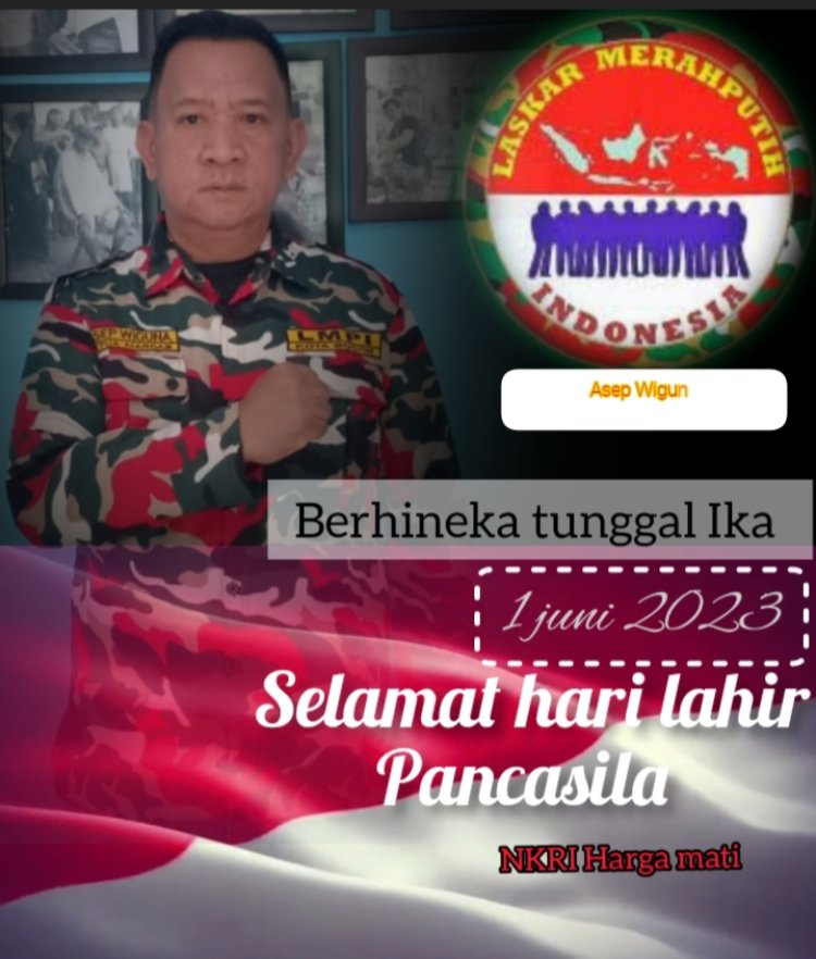 Ketua Laskar merah putih Indonesia ( LMPI ) Kota Bogor mengucapkan selamat