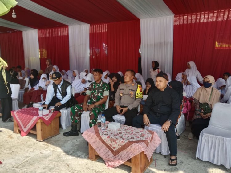 BHABINKAMTIBMAS DESA CIJAYANTI KECAMATAN .BABAKAN MADANG MENGHADIRI HUT DESA CIJAYANTI KE 96