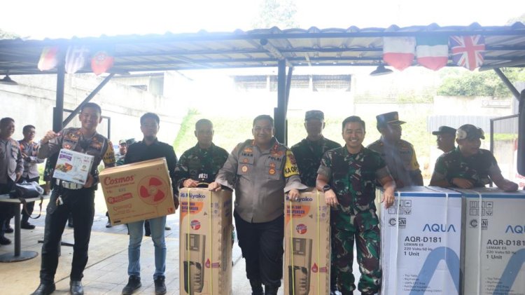 Perkuat Sinergitas TNI-Polri, Polres Bogor Gelar Latihan Menembak Bersama