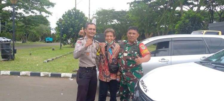 Bhabinkamtibmas Polsek Babakan Madang Polres Bogor Aiptu Empud Mahpudin Sinergitas TNI POLRI