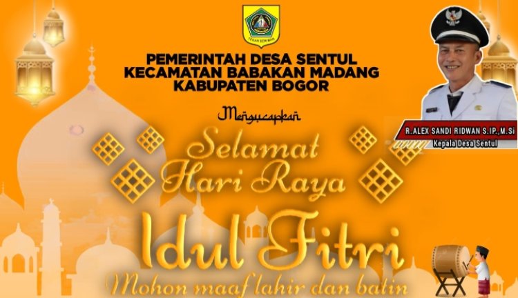 Pemerintahan desa Sentul kecamatan Babakan Madang kabupaten Bogor mengucapkan