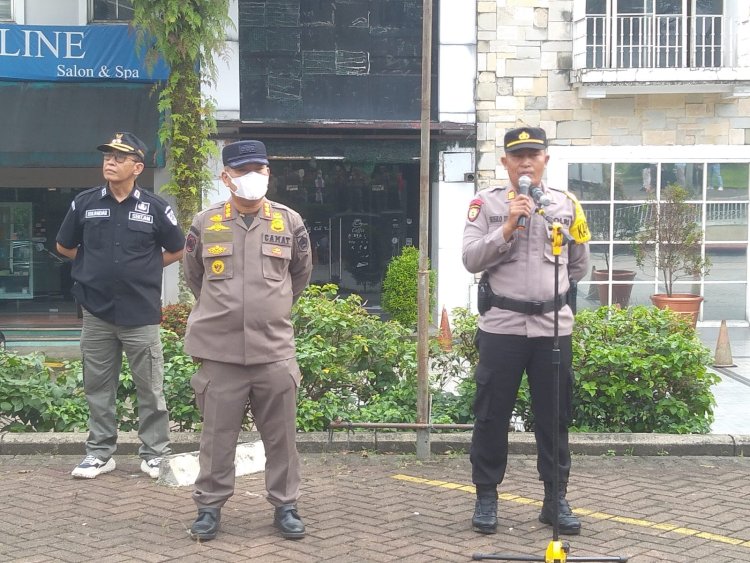 Apel Bersama Muspika Kecamatan Babakan Madang Dalam Rangka Apel Kesiapan Pengamanan Malam Lebaran Idul Fitri 1444 H