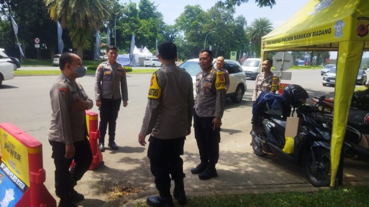 Pengecekan Pamen Asistensi Wil Hukum Res Bogor diPospam Babakan Madang