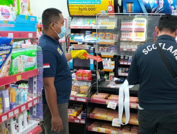 Polsek Cibinong Gelar Penyelidikan Terkait Aksi Pencurian di Sebuah Minimarket Yang Berada di Pondok Rajeg