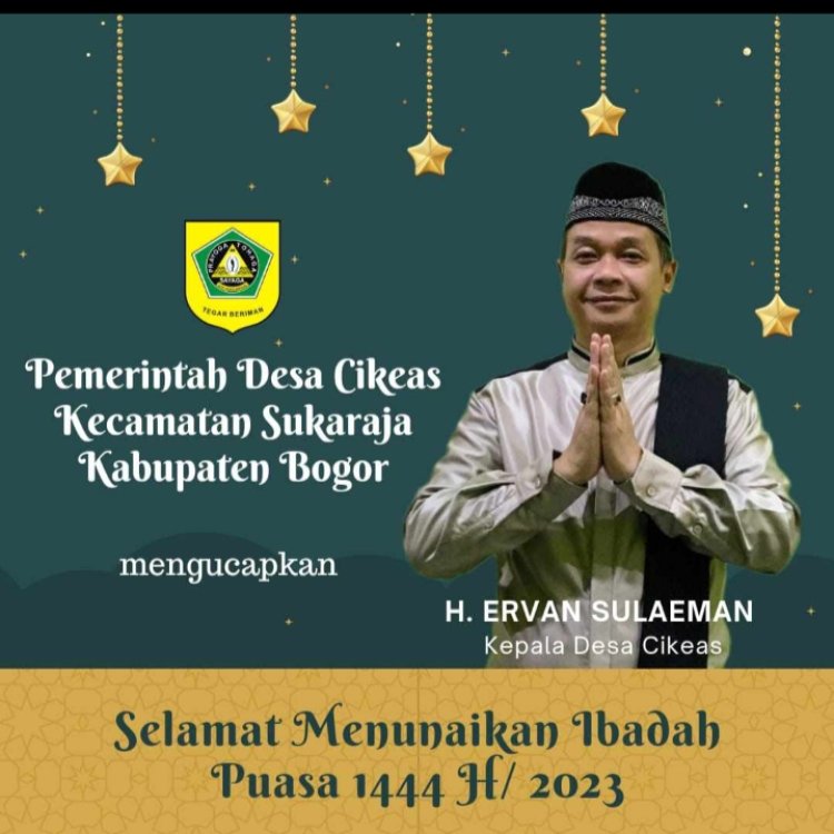 Pemerintah Desa Cikeas kecamatan Sukaraja kabupaten Bogor mengucap kan