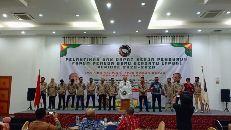 Pelantikan Ketua Umum dan Pengurus Dewan Pimpinan Pusat Forum Pemuda Buru Bersatu masa bakti 2023 – 2026