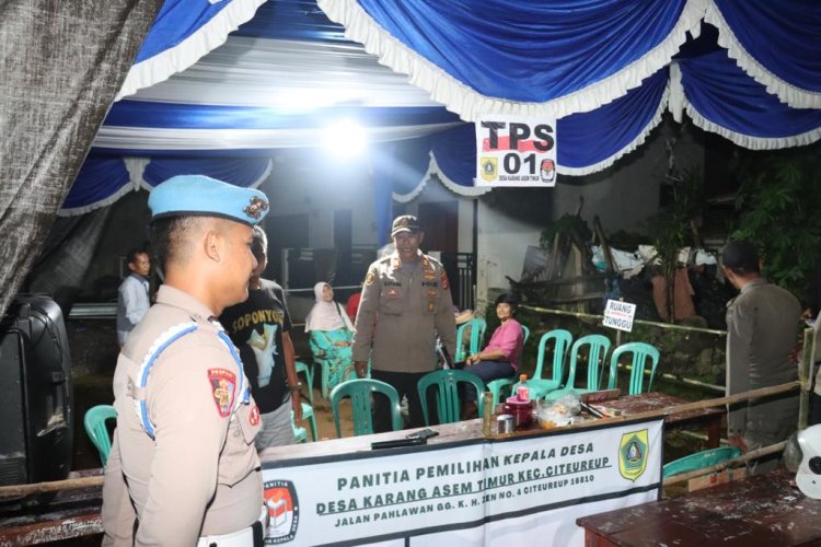 Jaga Kondusifitas Jelang Pilkades Serentak, Polres Bogor Gelar Patroli Gabungan