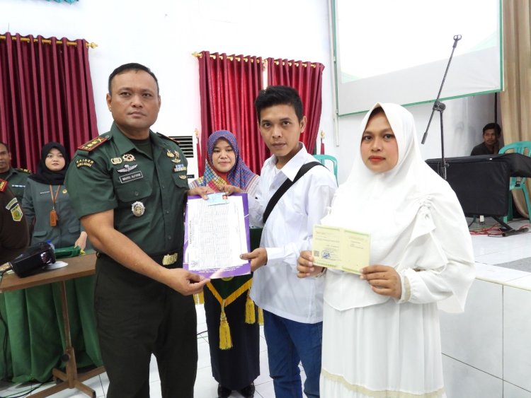 Bantu Warga yang Belum miliki Buku Nikah,Kodim 0613 Ciamis Gelar Itsbat Nikah