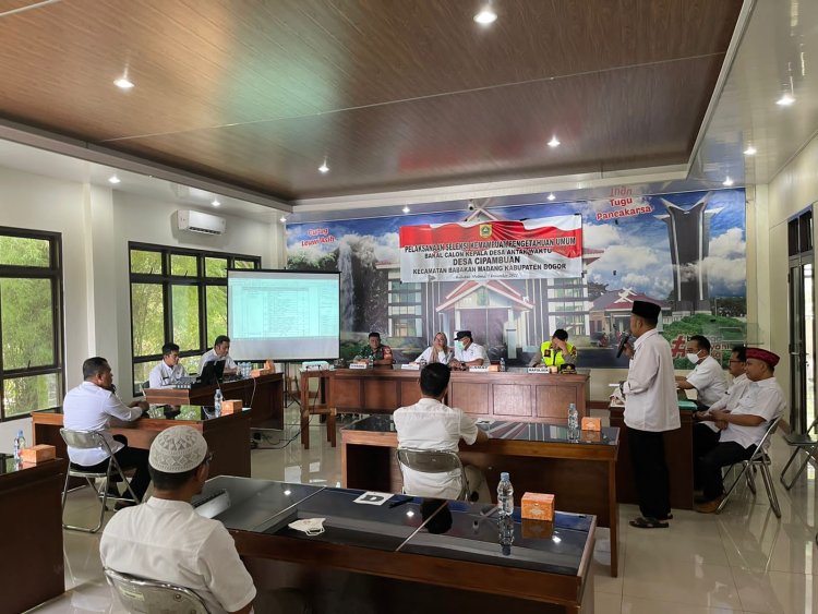 Kantor Kecamatan Babakan Madang gelar tes tertulis bakal calon kepala desa