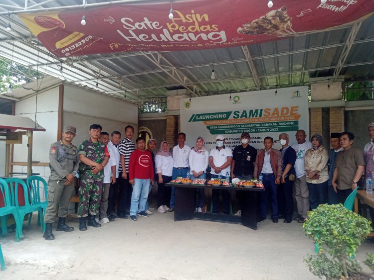 Launching Program Samisade, Desa kadumanggu Rencanakan Betonisasi Jalan Desa di dua titik