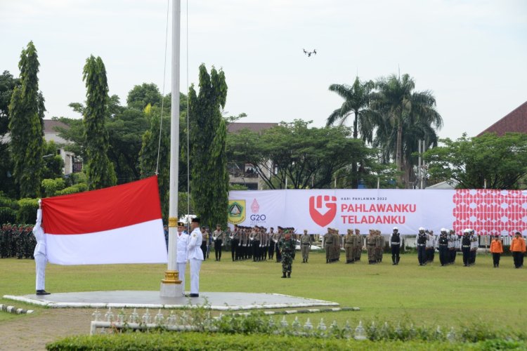 Kapolres Bogor Hadiri Upacara Peringatan Hari Pahlawan Ke 77