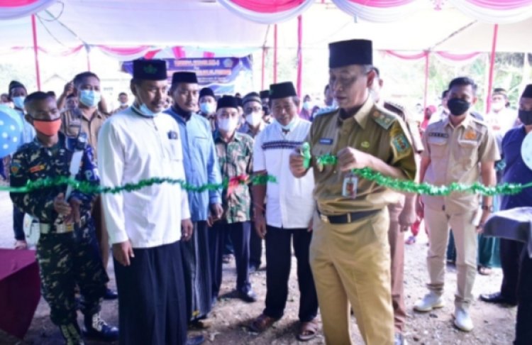 Wabup Ali Rahman Hadiri Peresmian SMP Islam Al-Muhsin Kabupaten way kanan.