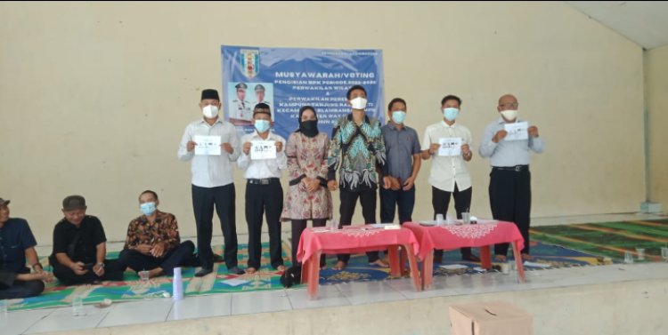 Hanafi dan Ludi Atmaja, Menang Pemilihan BPK didusun 1,Sekuang Jaya Kampung Tg. Raja Sakti 