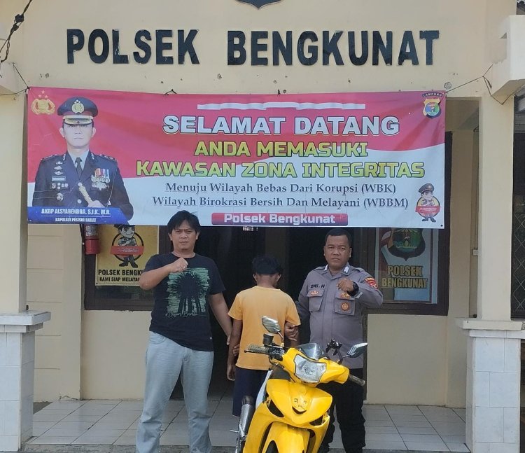 DPO kasus Curanmor berhasil dibekuk Tekab 308 presisi Polsek Bengkunat Polres Pesisir barat