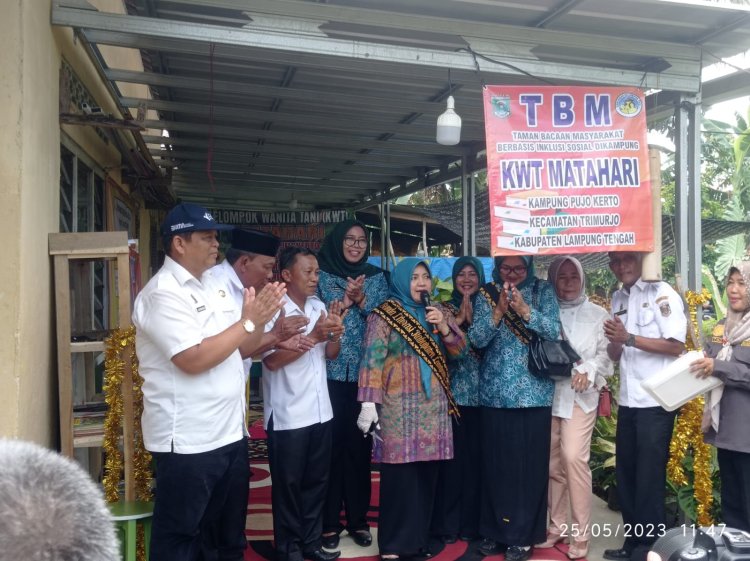 Tim Penilaian Lomba Kampung Pujokerto Dihadiri Nyonya Mardiana Musa Ahmad, Kampung Pujokerto Belum Layak Jadi Pemenang