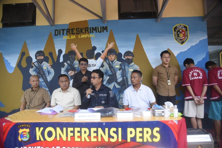 Tekab 308 Presisi Ditreskrimum Polda Lampung Berhasil Ungkap Kasus Pencurian Hewan Ternak