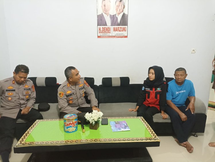 Polres Pesawaran Polda Lampung datangi rumah korban penggandaan uang