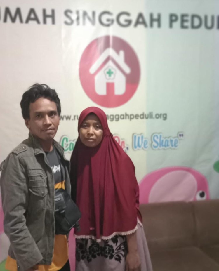 Wakil Bupati Lampung Utara, Bantu Rumah Singgah Untuk Keluarga Tri Handoko