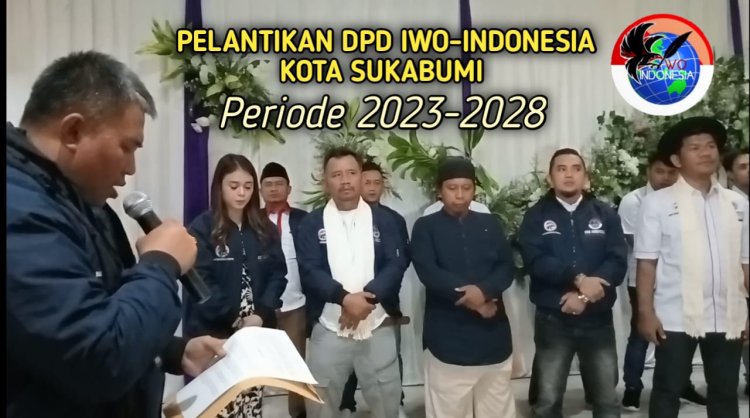 Ketua Umum IWO-I Resmi Melantik Pengurus DPD IWO-I Kota Sukabumi