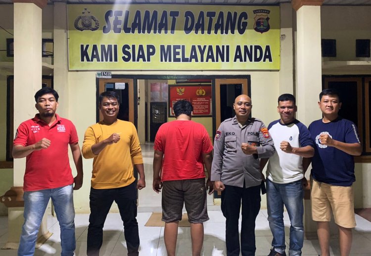 Gelapkan Besi Tua, Pelaku Diamankan Kanit Res Polsek BRN