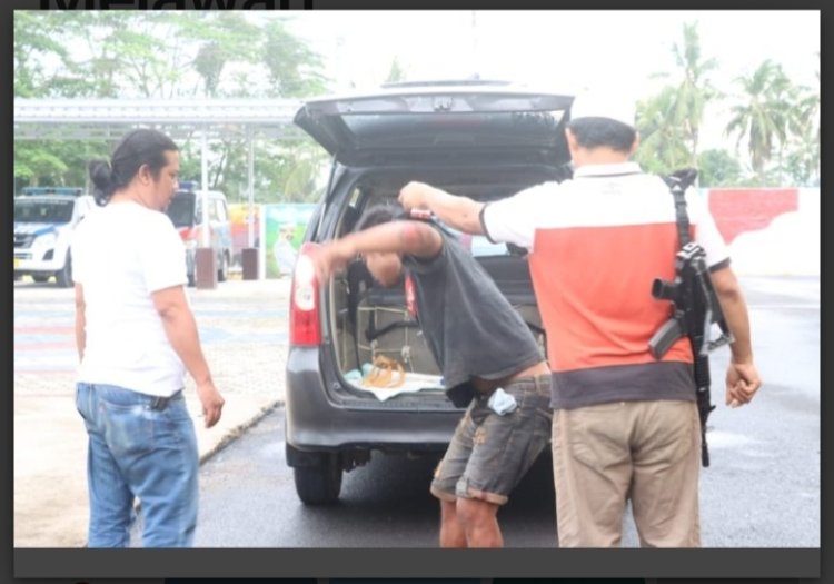 Tim Tekab 308 Presisi Lampung Selatan, Tangkap pelaku Curat di Kecamatan Sidomulyo 