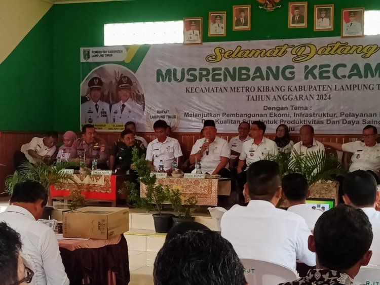 Saat Musrenbang, forum Kades Kecamatan Metro Kibang Minta Pemerataan Pembangunan APBD