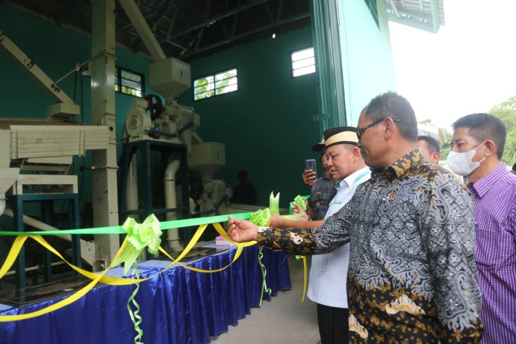 Melalui dana DAK,(4)lumbung pangan LPMDes terbangun