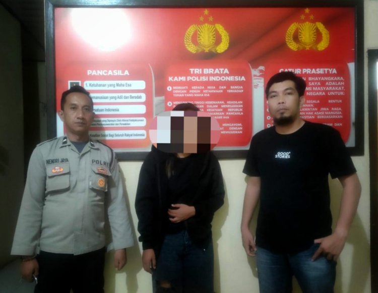 Gegara Bawa Kabur Motor Majikannya, Seorang Gadis Diamankan Polsek BRN