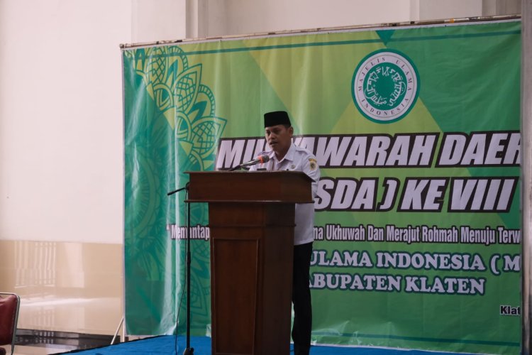 KH Hartoyo Terpilih Sebagai Ketua MUI Klaten 2022-2027