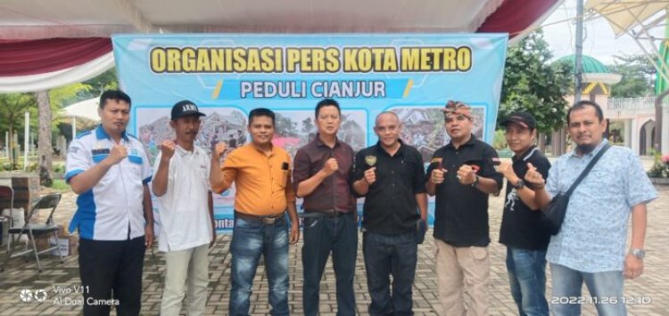 Aksi Sosial Gempa Cianjur Kota Metro Berakhir