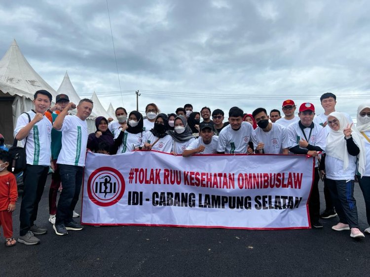 Ikatan Dokter Indonesia (IDI) Cabang Lampung Selatan Tolak RUU Kesehatan Omnibus Law