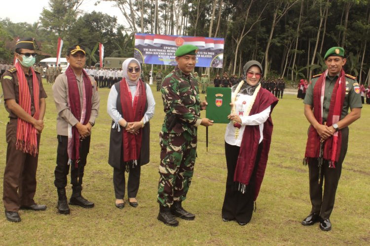 Gotong Royong Tujuan Utama TMMD di Kodim Klaten