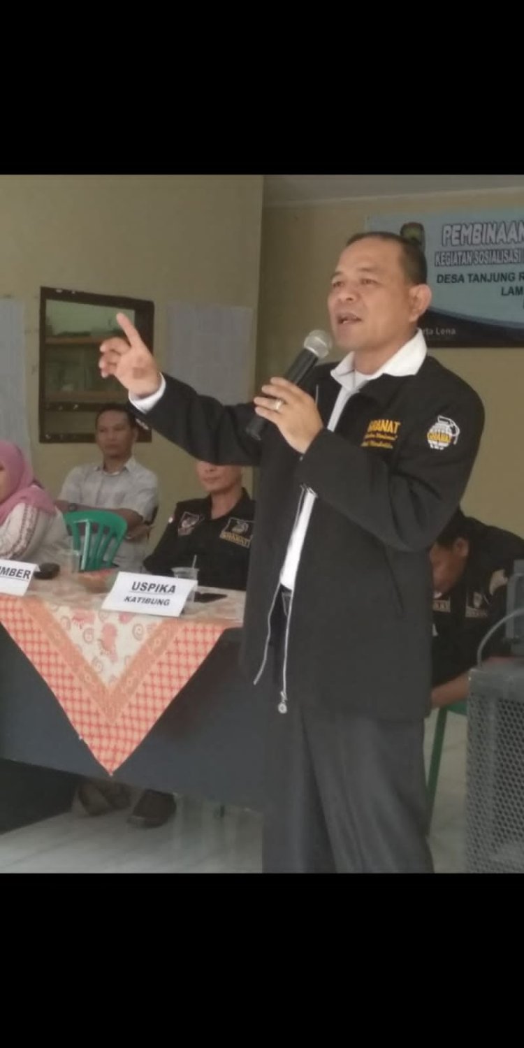 KETUA DPC GRANAT LAMSEL MENGAPRESIASI DAN MENDUKUNG PENUH KAPOLRI DALAM PEMBERANTASAN NARKOBA