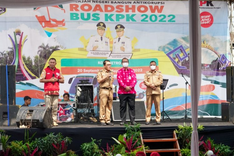 Usung Nilai Anti Korupsi BERANI, Roadshow Bus KPK di Lampung Dimulai