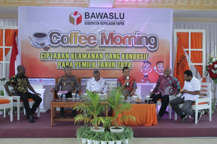 Gelar Coffe Morning, Bawaslu Papua Perkuat Sinergitas untuk Kondusifitas