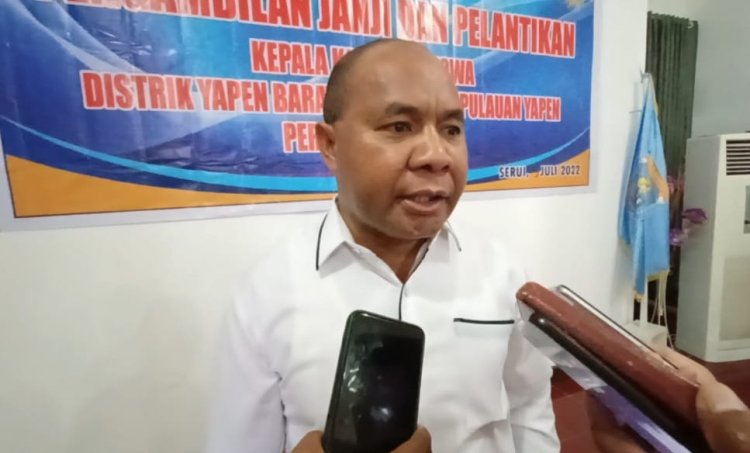 Ketua DRPD Yohanis G. Raubaba harap "Kepala Kampung Frengky Ayorbaba Bersinergi bersama Bamuskam, Membawa Perubahan di Kampung Inowa"