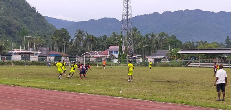 Tim Keseblasan dari Luar Daerah, Datang Memeriahkan Turnamen Teluk Cendrawasih Cup-III, pada HUT ke-53 Kabupaten Kepulauan Yapen