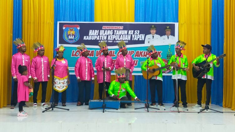 Lomba Vokal Group Akustik dan Cipta Lagu, Resmi dibuka Wakil Bupati Frans Sanadi