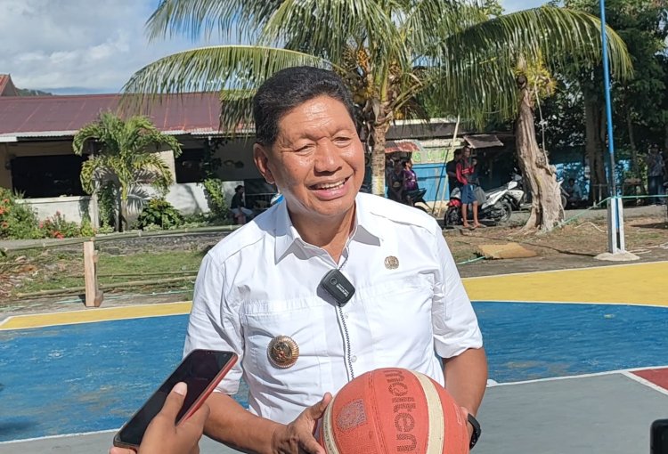 Bupati Tonny Tesar "Junjung Tinggi Sportifitas" pada Pembukaan Basketball Competition Menyongsong HUT Kabupaten Kepulauan Yapen ke-53 Tahun
