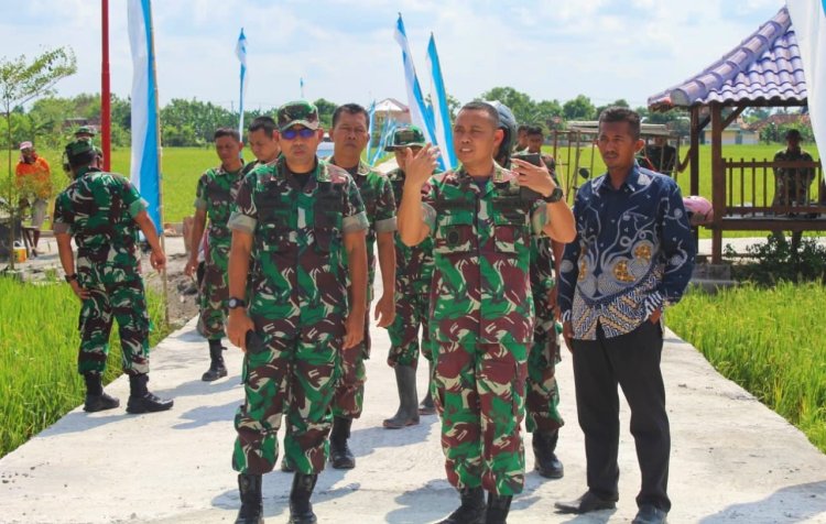 Administrasi Kegiatan TMMD Reg 113 Kodim 0723/Klaten Diperiksa Oleh Tim Wasev Kodam IV/Diponegoro