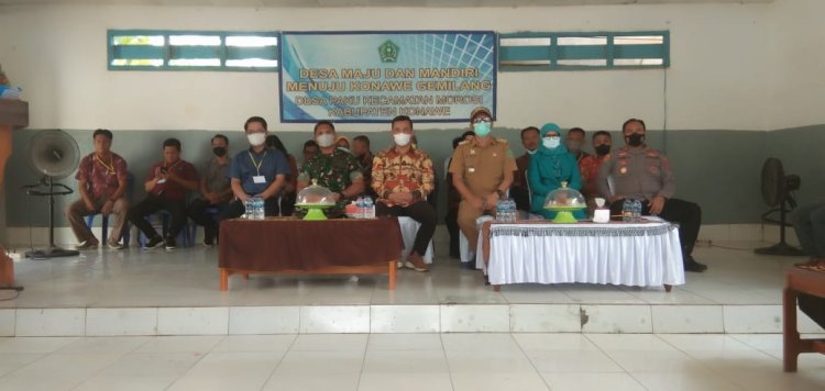 Kadis PMD Konawe Pimpin Penilaian Lomba Desa Tingkat Kabupaten Di Morosi